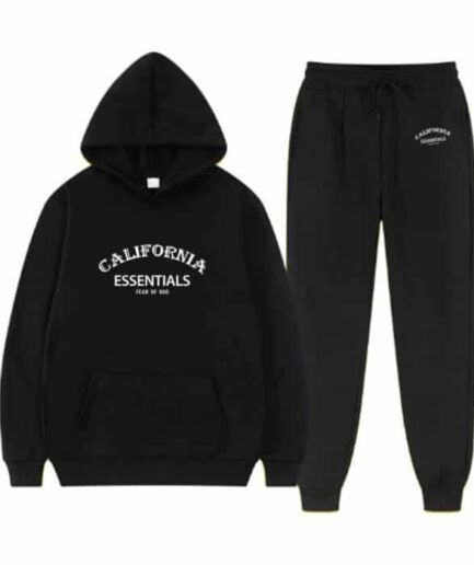 Essentials California Fear OF God Tracksuit Black