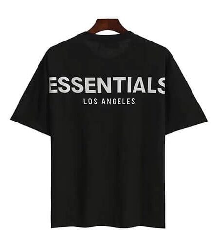 Essentials Fear Of God Los Angeles Black T Shirt