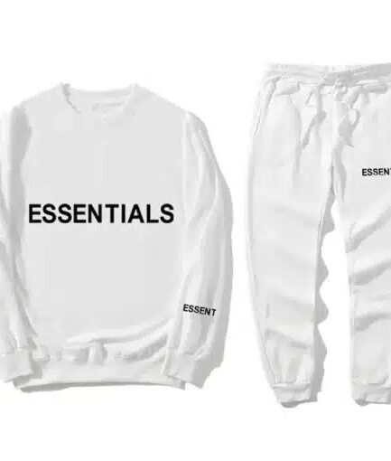 Essentials Fear of God Jogging Sweatshirts White Tracksuit