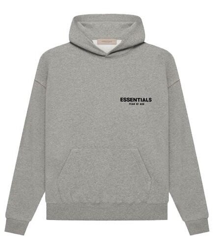 Essentials Hoodie Dark Oatmeal Gray