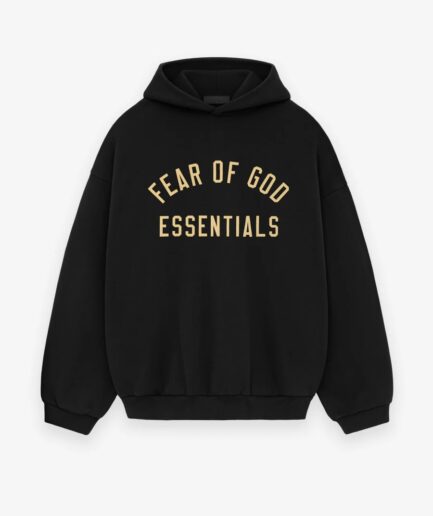 Fear Of God Essentials Fleece Hoodie Black