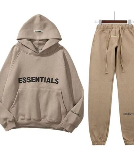 Fear Of God Essentials Oversized Tracksuit Brown