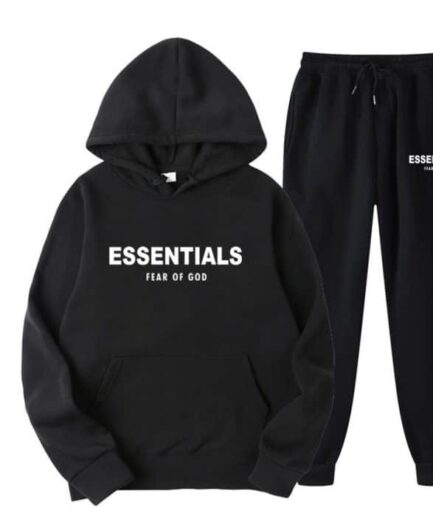 Fear of God Essentials Black TrackSuit